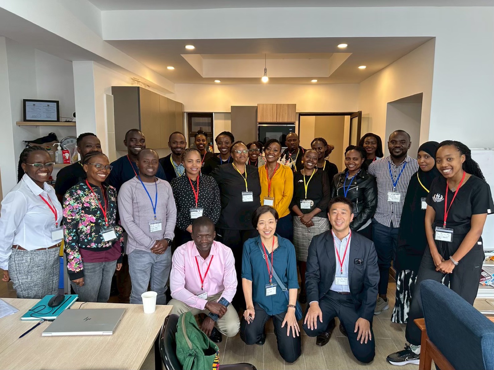 Group photo of training participants